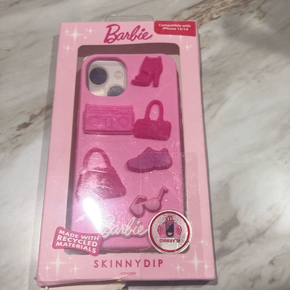 Barbie Pink Skinny Dip iPhone 13/14 - 3D Rubber Shockproof Phone Case